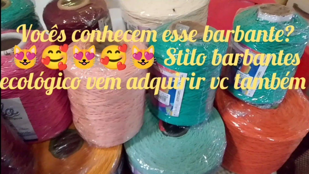 Motivo de alegria pra qualquer crochêteia 🥰🥰🥰 comprinhas de barbante 🤩🤩🤩@ziporarocha6392