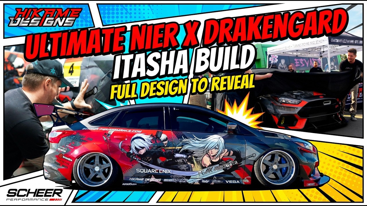 Building the Ultimate NieR x Drakengard Itasha | Full Design to Reveal
