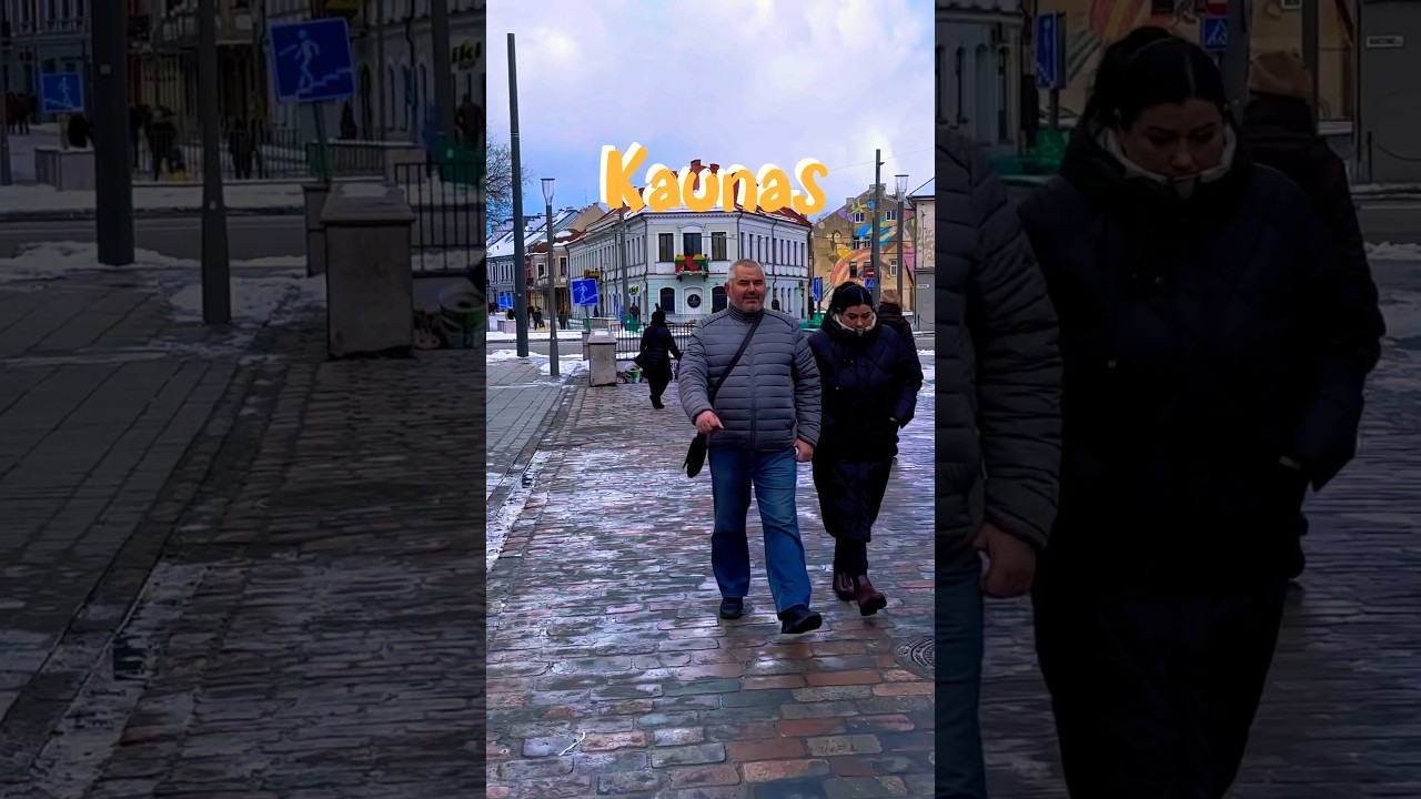Kaunas City - Lithuania 🇱🇹 2023 February #shorts