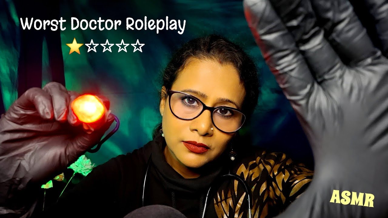 ASMR Худший доктор на свете 😭 | Забавная и хаотичная ролевая игра в доктора | ASMR Госал