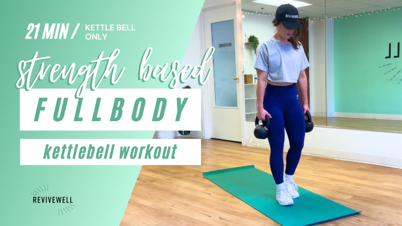 21 Min Kettlebell / Dumbbell Full Body Workout | Great for busy gym days | REVIVEWELL TRAINING
