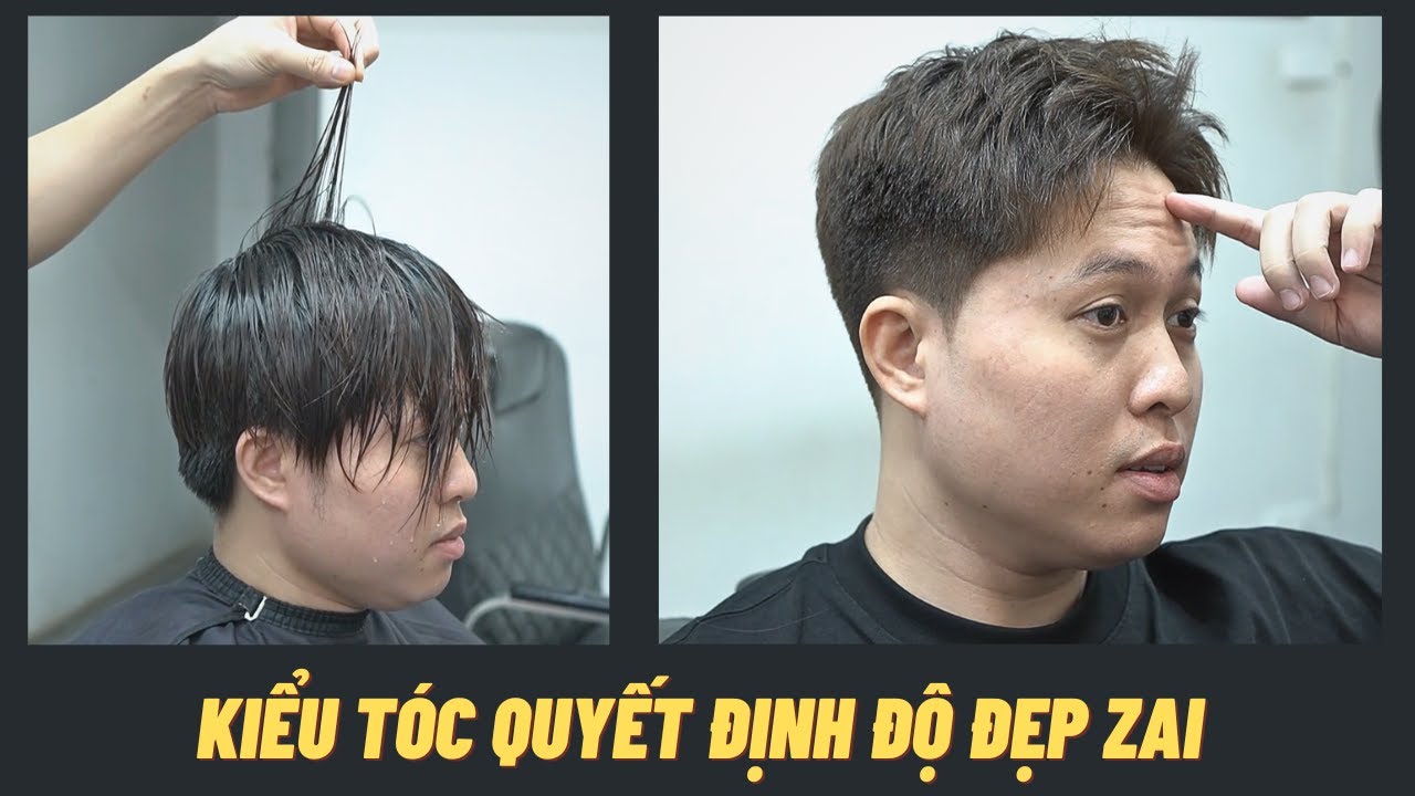 GIẢI PHONG ẤN ĐẸP TRAI KIỂU TÓC SIDEPART VỀ IVYLEAGUE - Hung BarberSharing