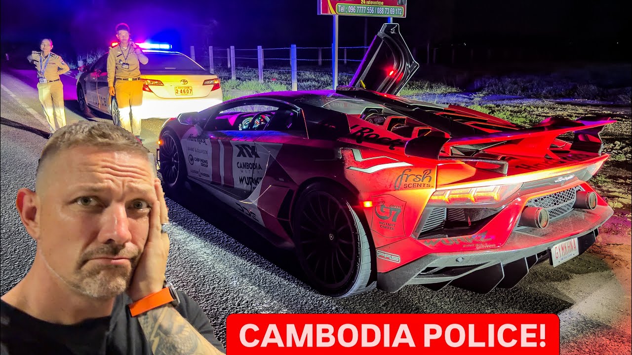 CAMBODIA POLICE STOP BECAUSE OF HIT AND RUN …