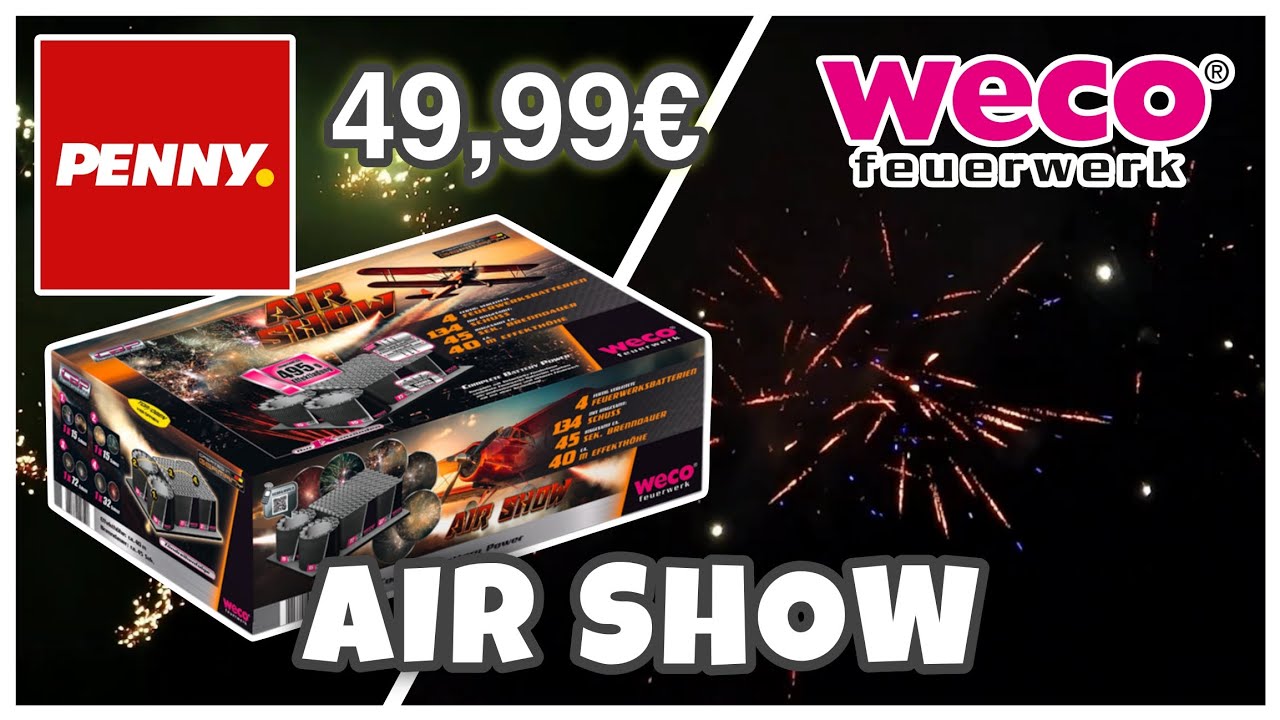 Weco Air Show Verbund bei Penny 🔥🎆 | NEUHEIT 2025 💥 | Pyro TV 