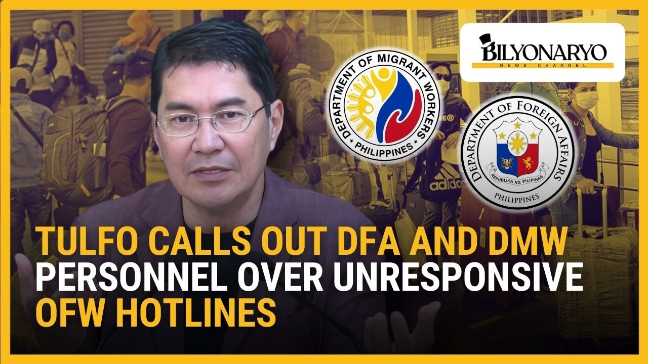 Sen. Erwin Tulfo slams DFA, DMW over unresponsive OFW hotlines amid Middle East crisis