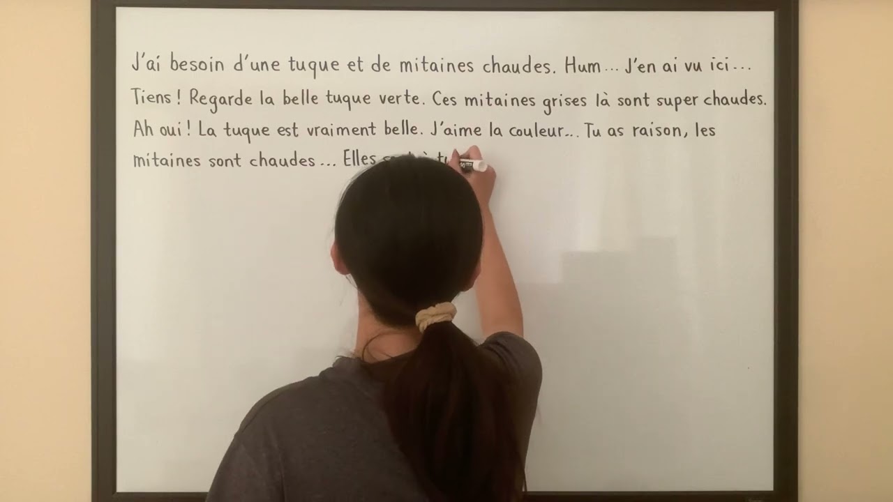 Dictée Français : 👗 Le Troc de Vêtements (Vocabulaire de la Mode, Couleurs et Tailles)
