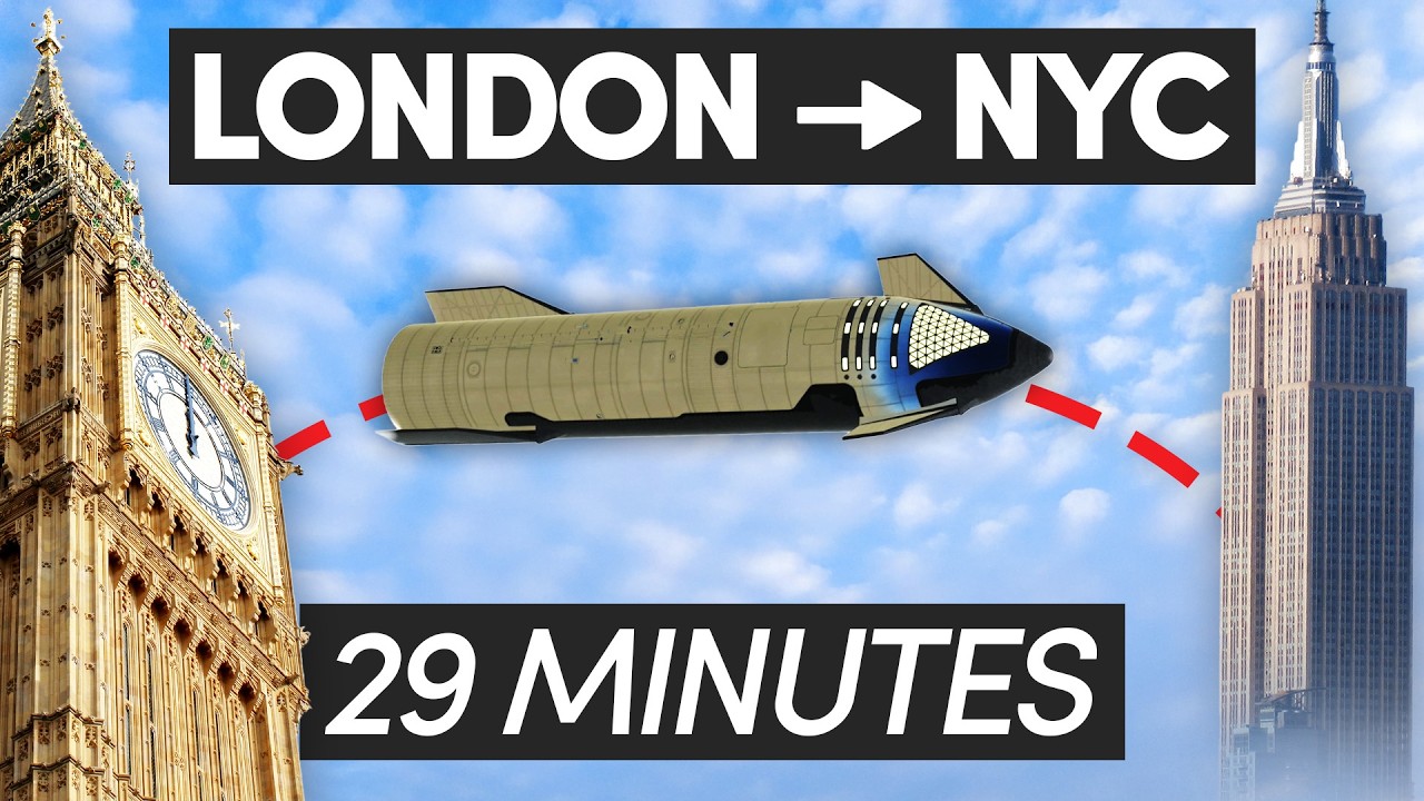 Is SpaceX's Plan To Replace Air Travel Realistic? Starship Point-to-Point Explained!