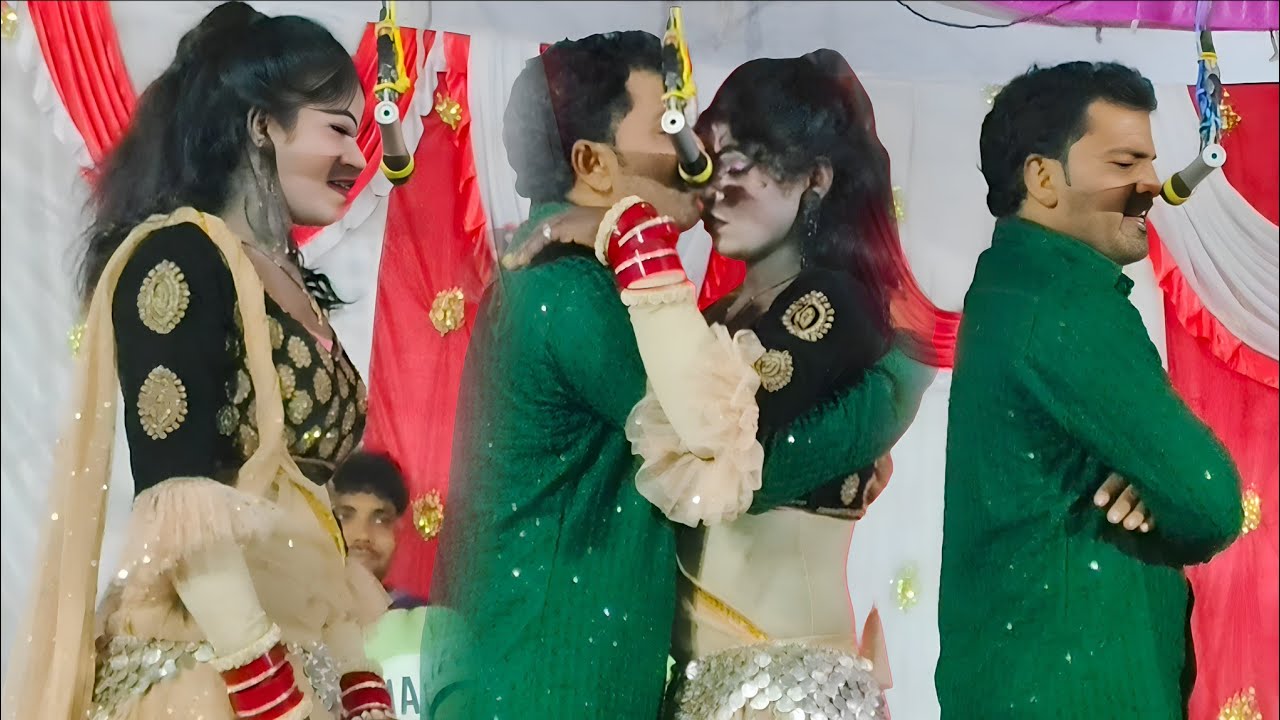 #video दुर्गेश पांडेय की नौटंकी नई रहमान और गोलू के इसी सिन पे मचा तहलका - राजा हो तोहई कईसे मनाई ।