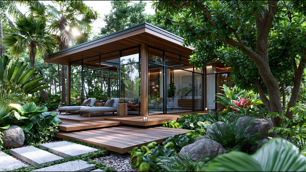 Tropical House Design Ideas 2026 | Indoor Outdoor Living & Garden Concepts