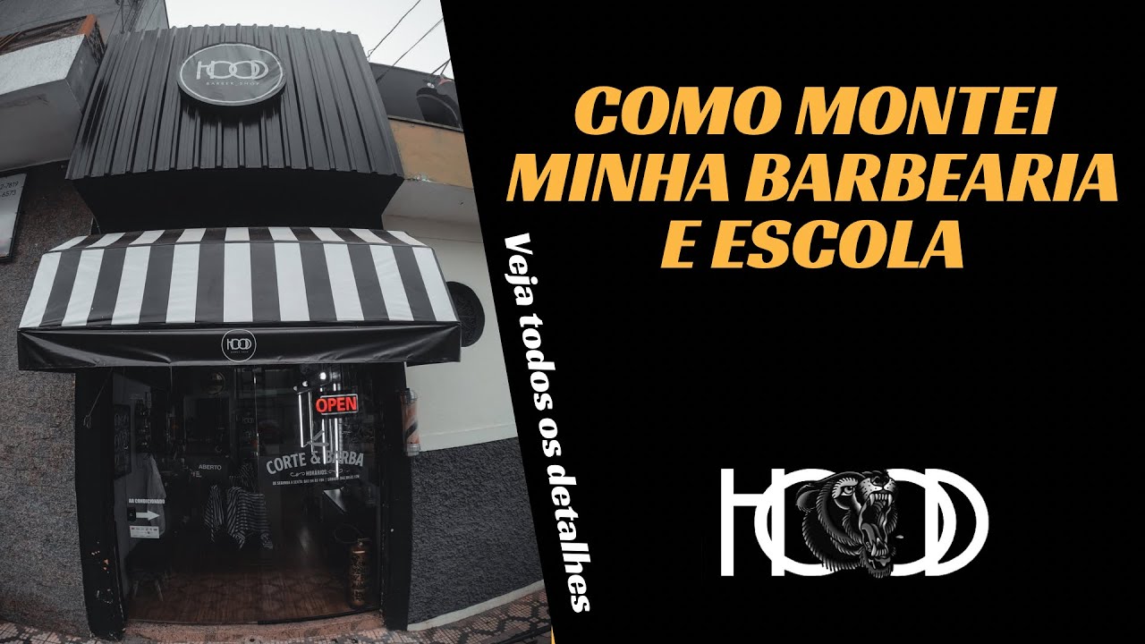 VEJA QUANTO GASTEI PARA MONTAR MINHA BARBEARIA E ESCOLA 💈💰 HOOD BARBER SHOP | HOOD BARBER SCHOOL⚡️