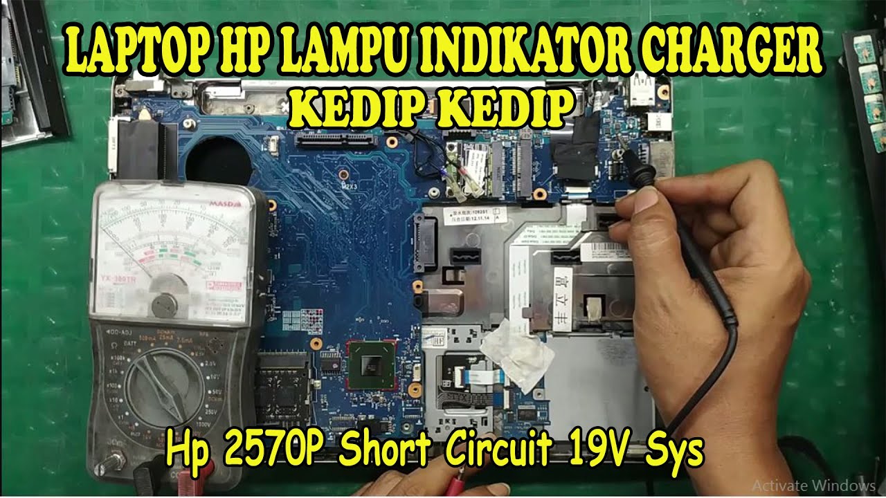 Laptop Hp Indikator Charger kedip - Laptop Lampu Power Kedip kedip - Hp 2570P Indikator Blink