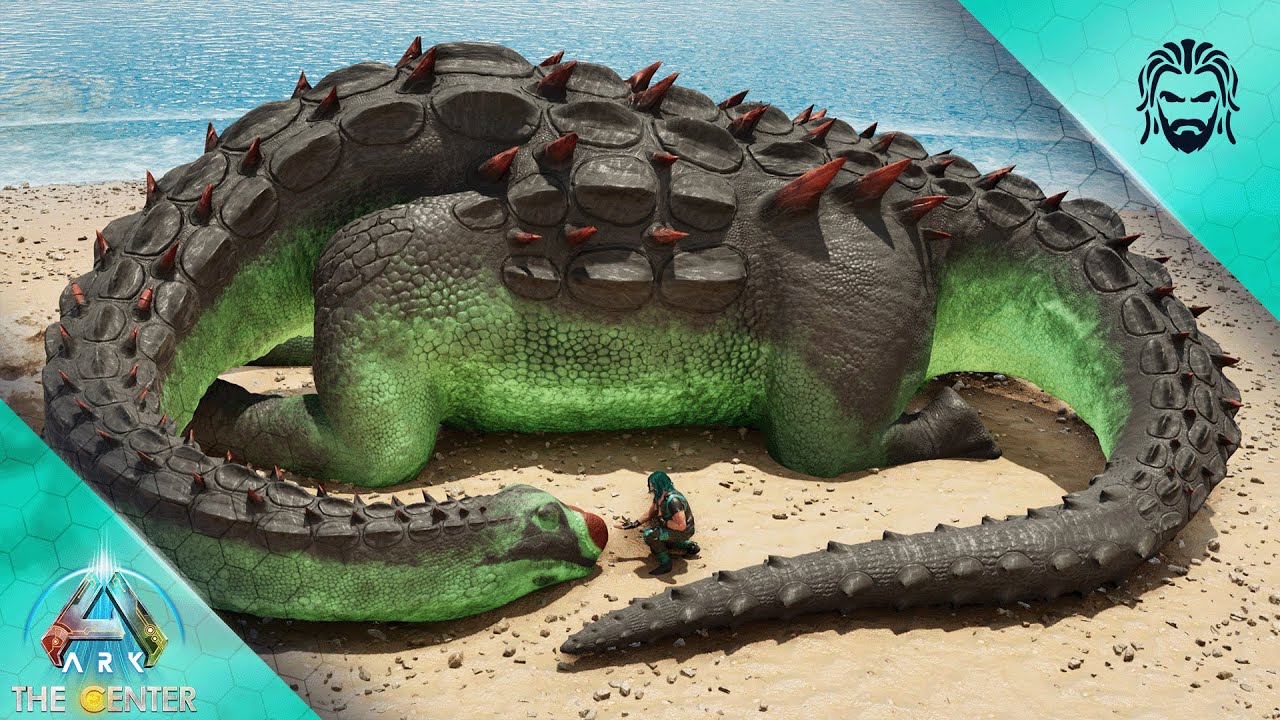 I Tamed a Gigantic Sleeping Sauropod, the Diamantinasaurus - ARK The Center [E20]