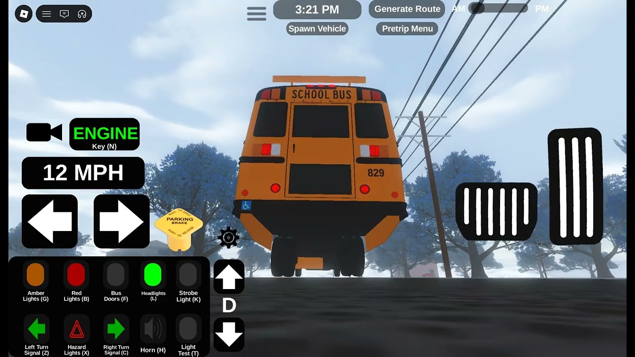 driving on my route in a public server