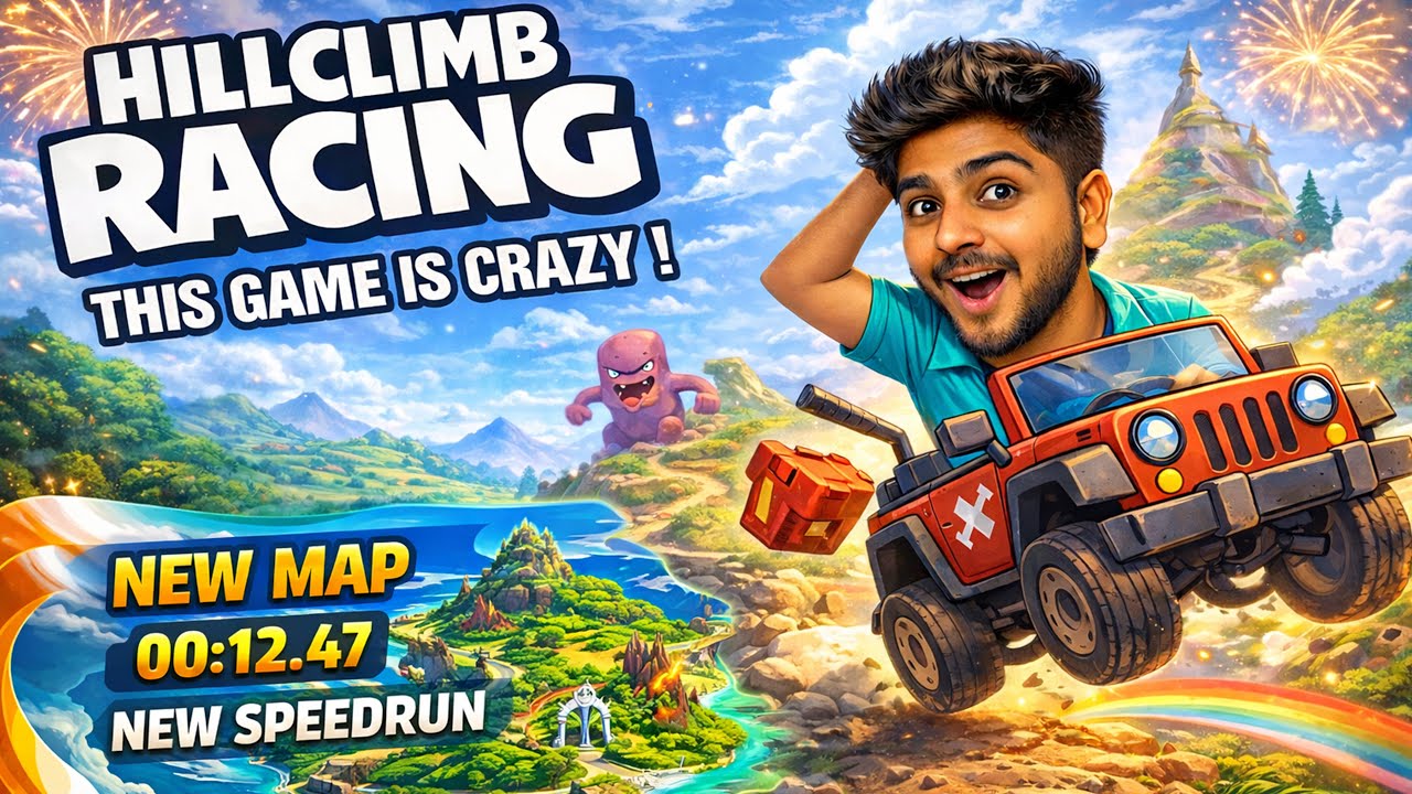 Hill Climb Racing - New Speed Run #viral #shorts #shortvideo #hillclimbracing