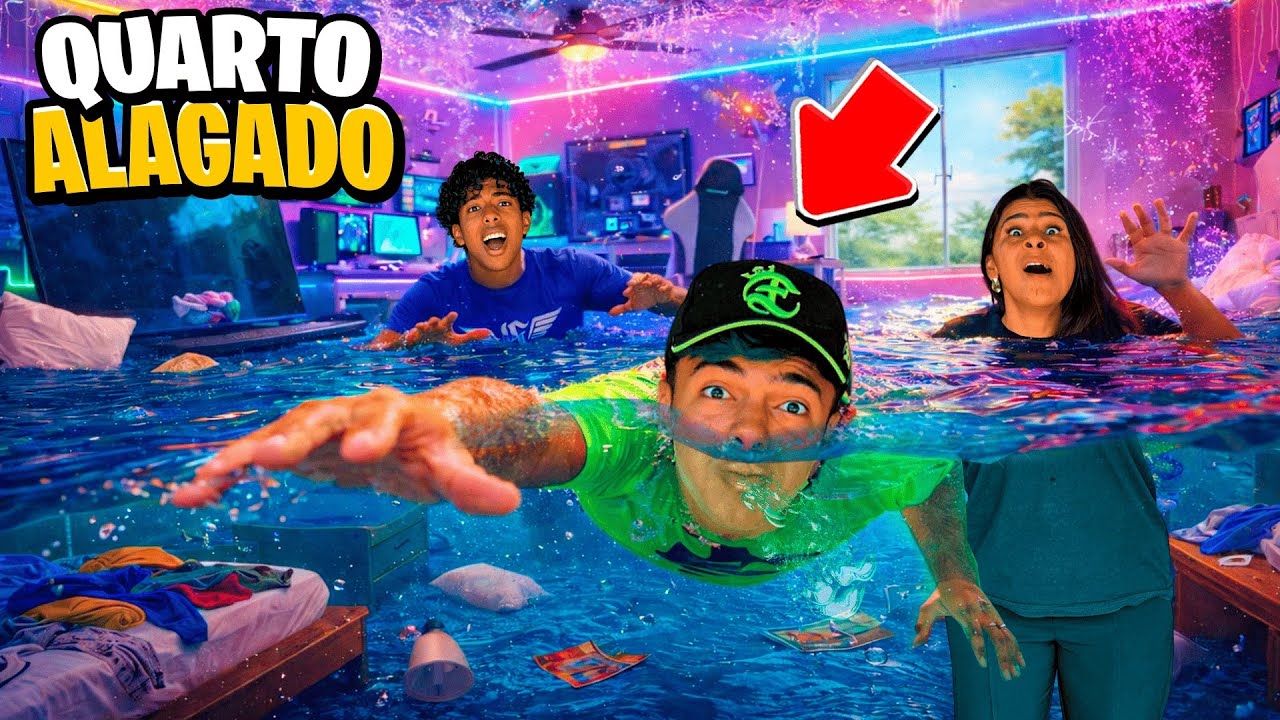 MEU QUARTO FOI DESTRUÍDO POR ÁGUA!!😱💦 *alagou tudo!!