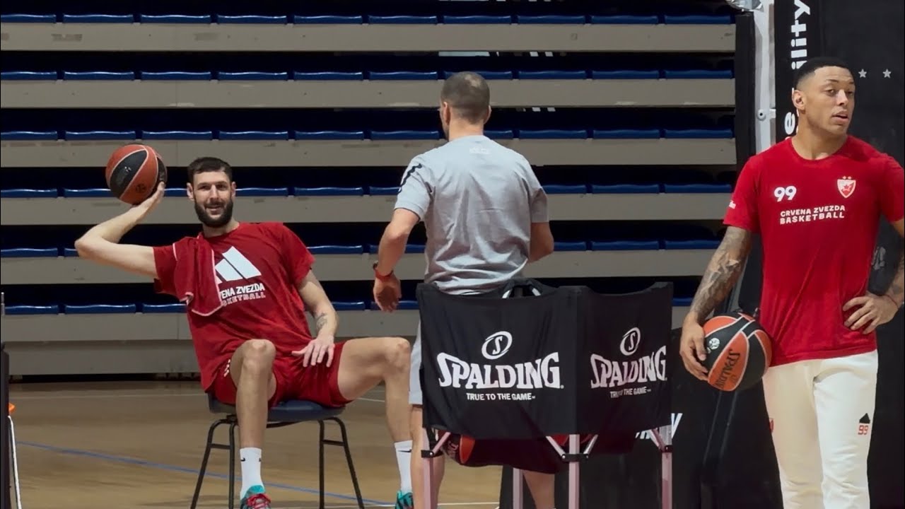 Trening Crvene zvezde pred utakmicu protiv Dubaija 