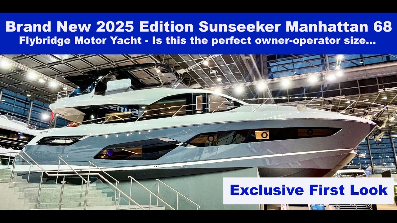 The All New £3.24M 2025 Sunseeker Manhattan 68 MKii - Full Exclusive Walk-Thru Tour - Available Now