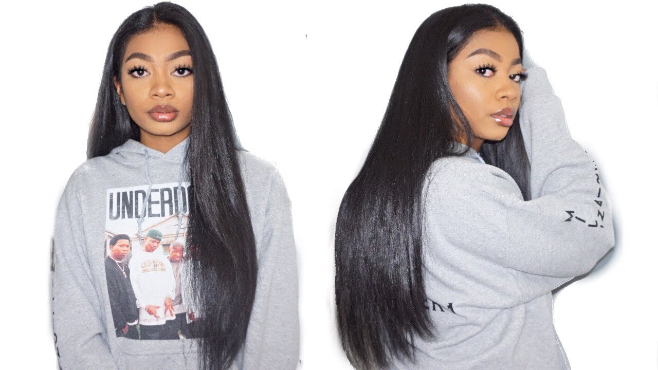 Straightening My Curly Hair 2019 Routine