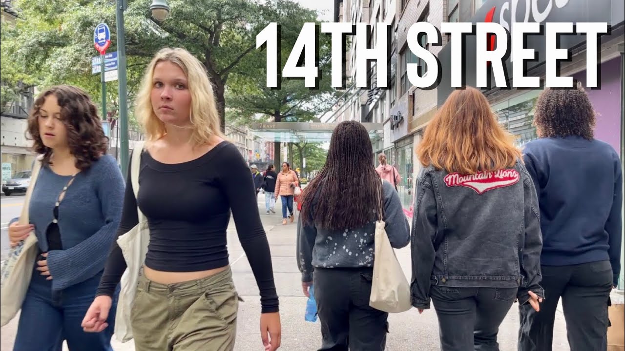 14th Street Walking Tour in Manhattan, NYC [4K]