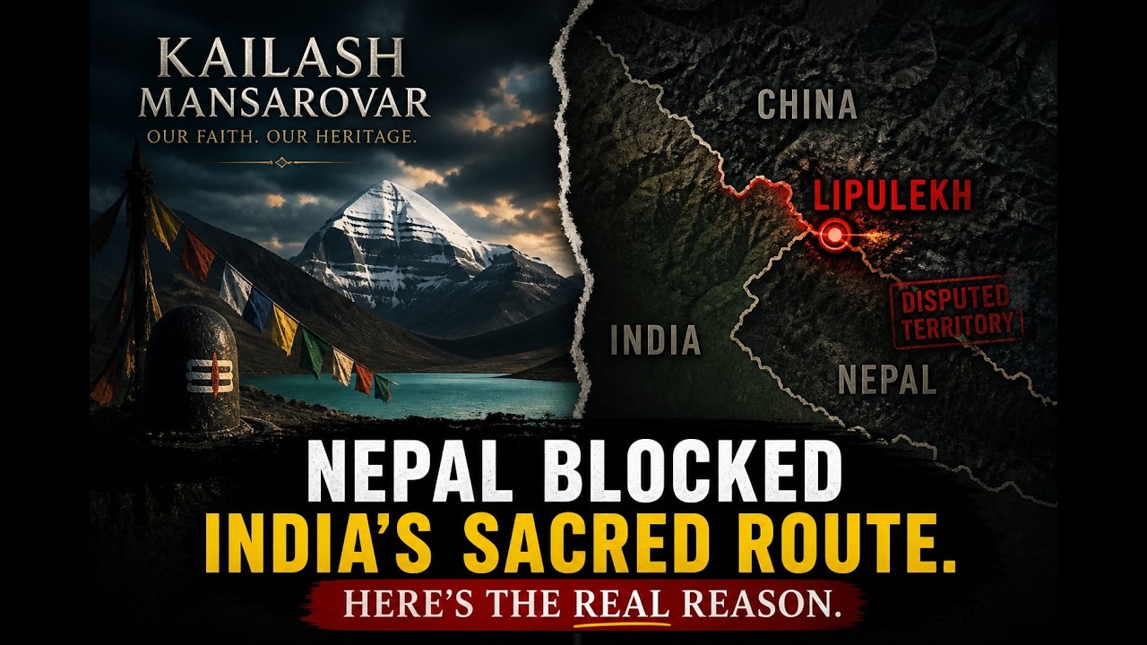 Why Nepal Opposes India&rsquo;s Kailash Mansarovar Route Through Lipulekh? | Full Geopolitical Story