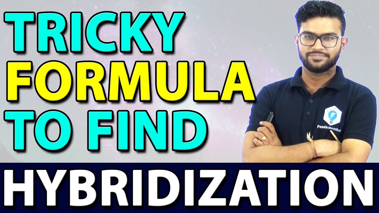 Trick to Find Hybridization of any compound | Chemical Bonding