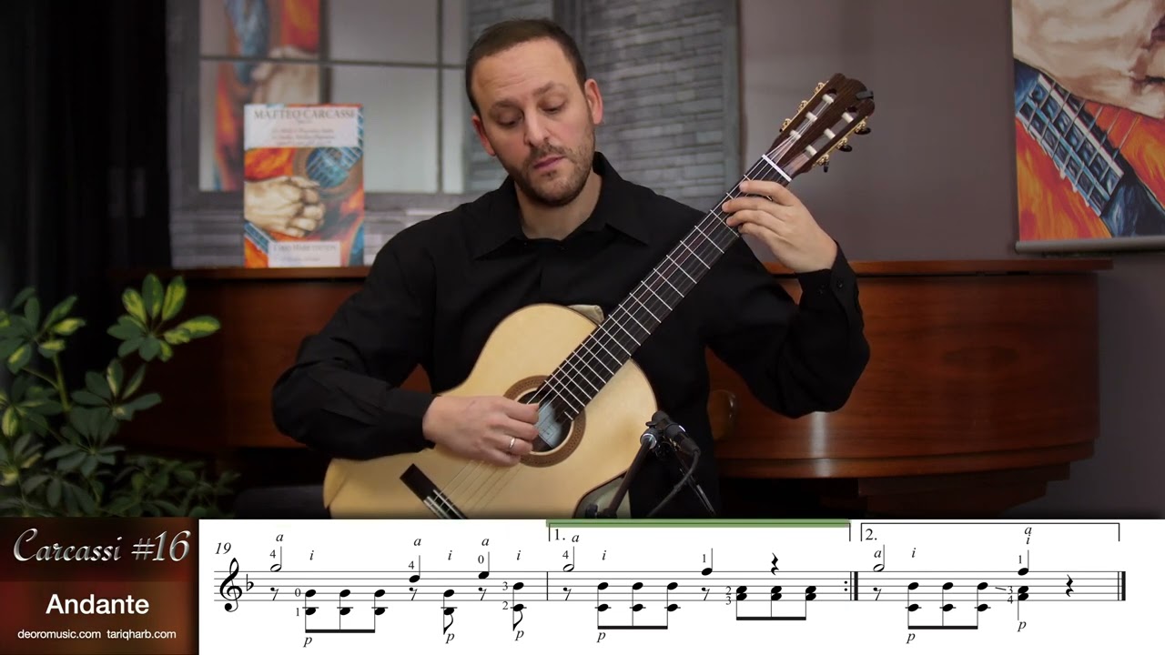 Carcassi: Study No. 16, Op. 60 (Tariq Harb, guitar)