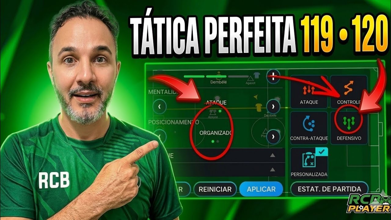 😱 A MELHOR TÁTICA GER 119–120 DO MODO MANAGER E FORMAÇÕES (Será que FUNCIONA?) FC Mobile 26