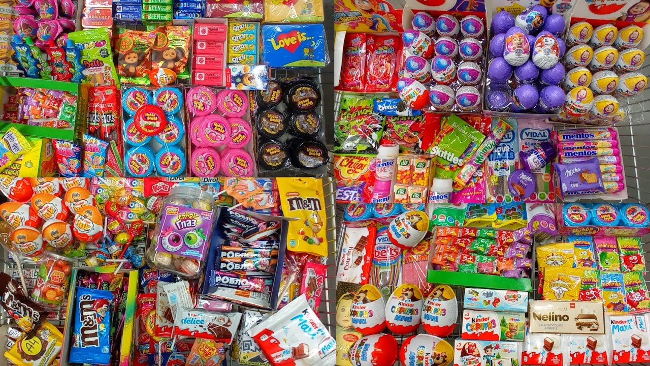 3000🔥Candy and Sweets 🤯 Mega Shopping! A lot Of Candy TikTac, Lollipops, Chupa-Chups, Fruit-Tella #1