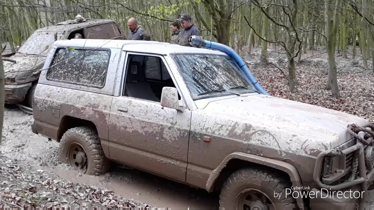 Beste Momente aus Mammutpark Nissan Patrol Nissan Terrano 2 Lada Niva Offroad 4x4