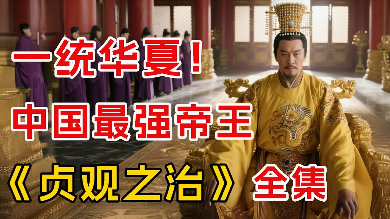 一统华夏，中国最强帝王！一口气看完《贞观之治》全集
