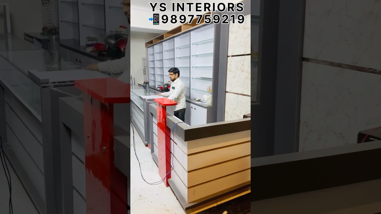 Mobile Shop Furniture /Counter Displays #furniture #mobileshop #interior #mobileshop #youtubeshorts
