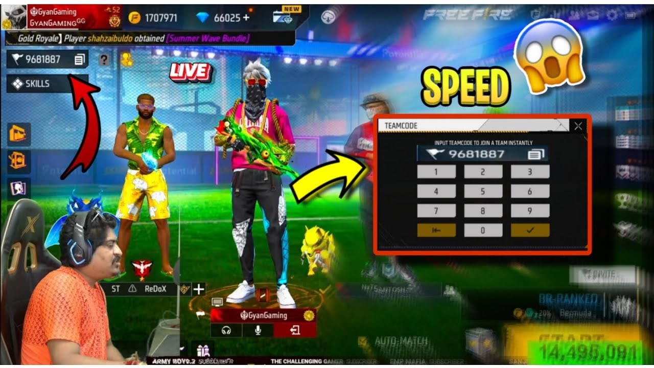 How to Join Any YouTuber Fast Team code Very Speed Trick 😱😨 || 2023 New Tricks ||