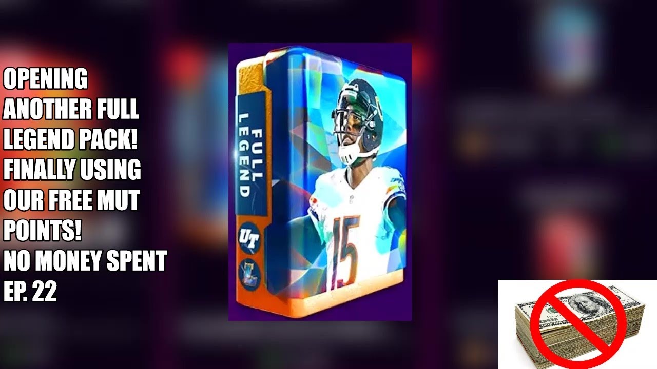 ANOTHER FULL LEGEND PACK! USING OUR FREE MUT POINTS! - Madden 22 No Money Spent Ep. 22