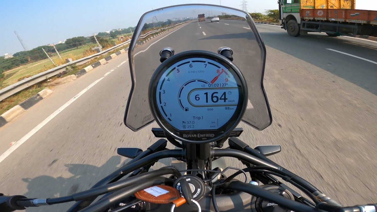Finally, Himalayan 452 Top Speed Test - 165 + Touch Kardi !!  Himalayan 450 Top Speed Test !!