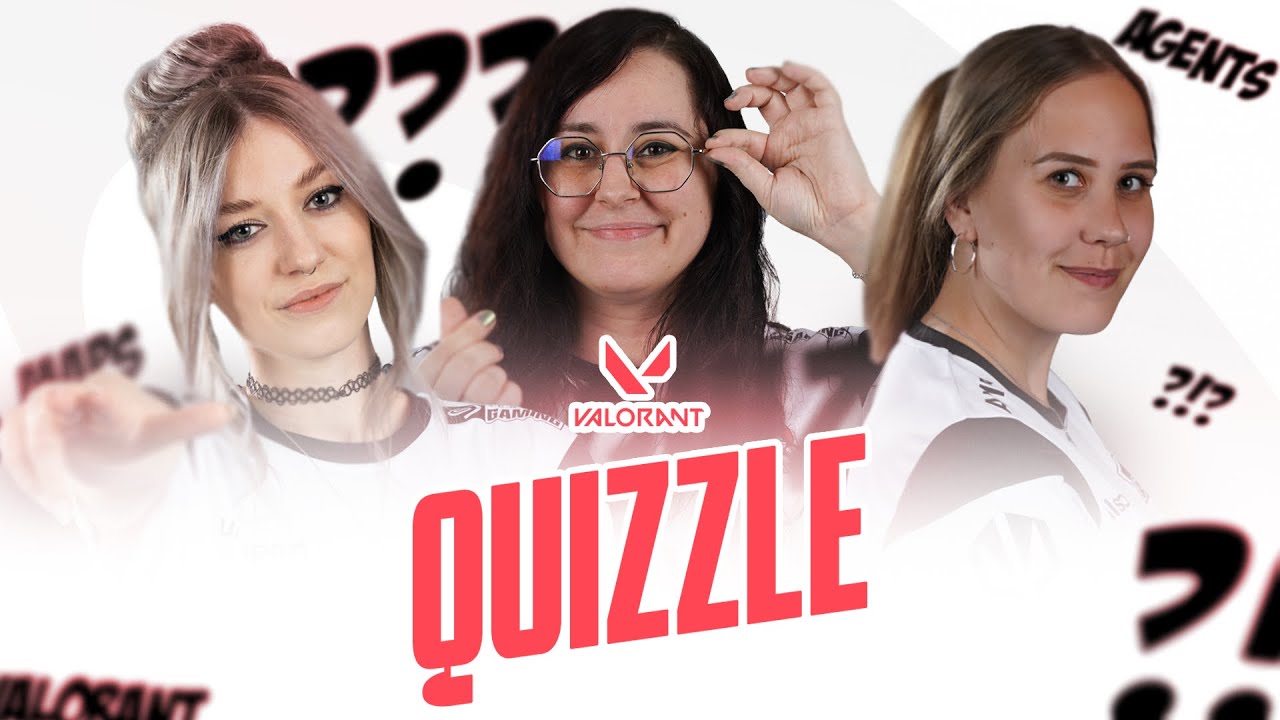 VALORANT QUIZZLE! | Mit @PewyUncut, @lostliza & @melestae