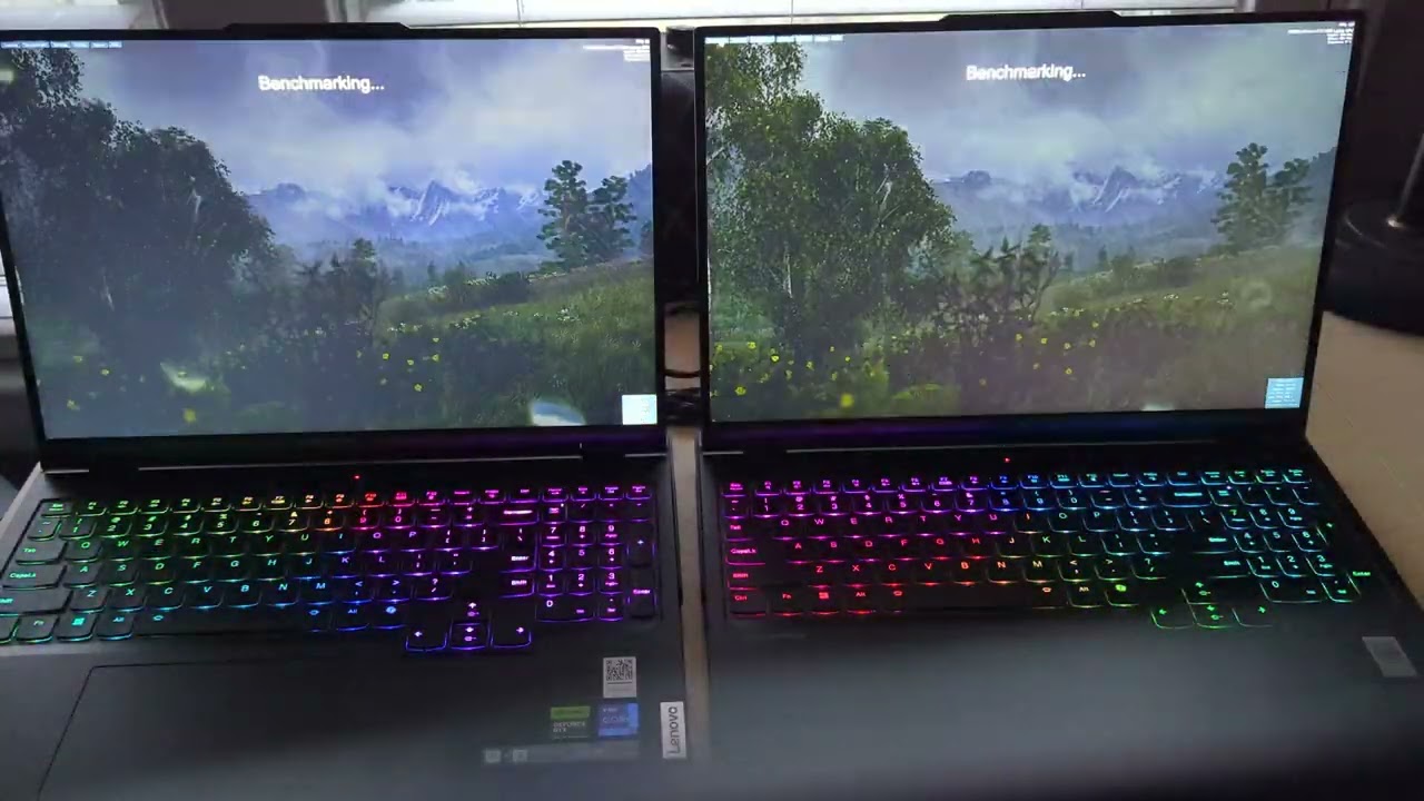 4080 vs 4090 Lenovo Legion Pro 7i 2024 i9-14900HX Valley Benchmark