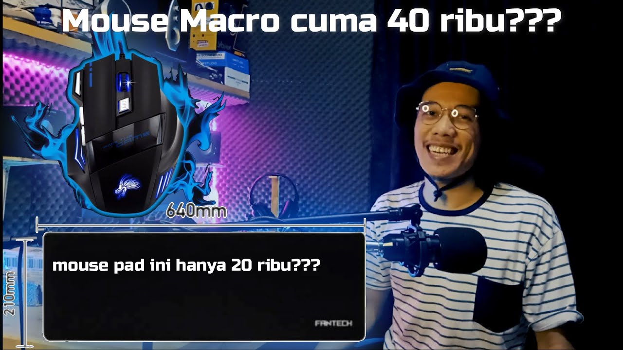 Unboxing & Review Mouse G gaming 7 keys dan mouse pad yang murahnya kebangetan!