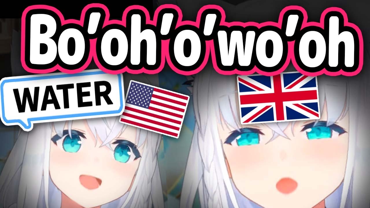 Fubuki Tries Speaking In British Accent and American Accent【Hololive】