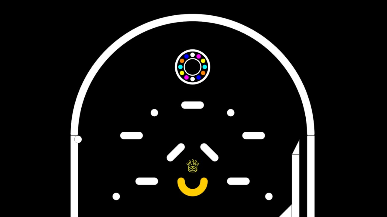 【Marble race】Retro-style pinball point battle
