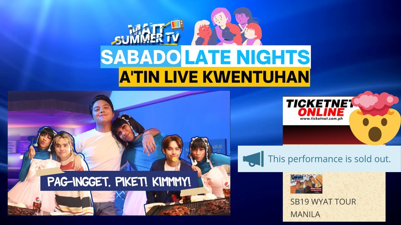 SB19 WYAT TOUR, SOLD OUT?!  Hi Mimiyuuuh! A&rsquo;Tin Live Kwentuhan
