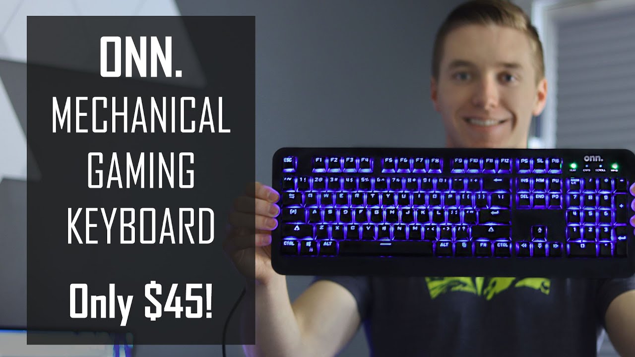 Onn Mechanical RGB Gaming Keyboard Review - Good Features & Price!