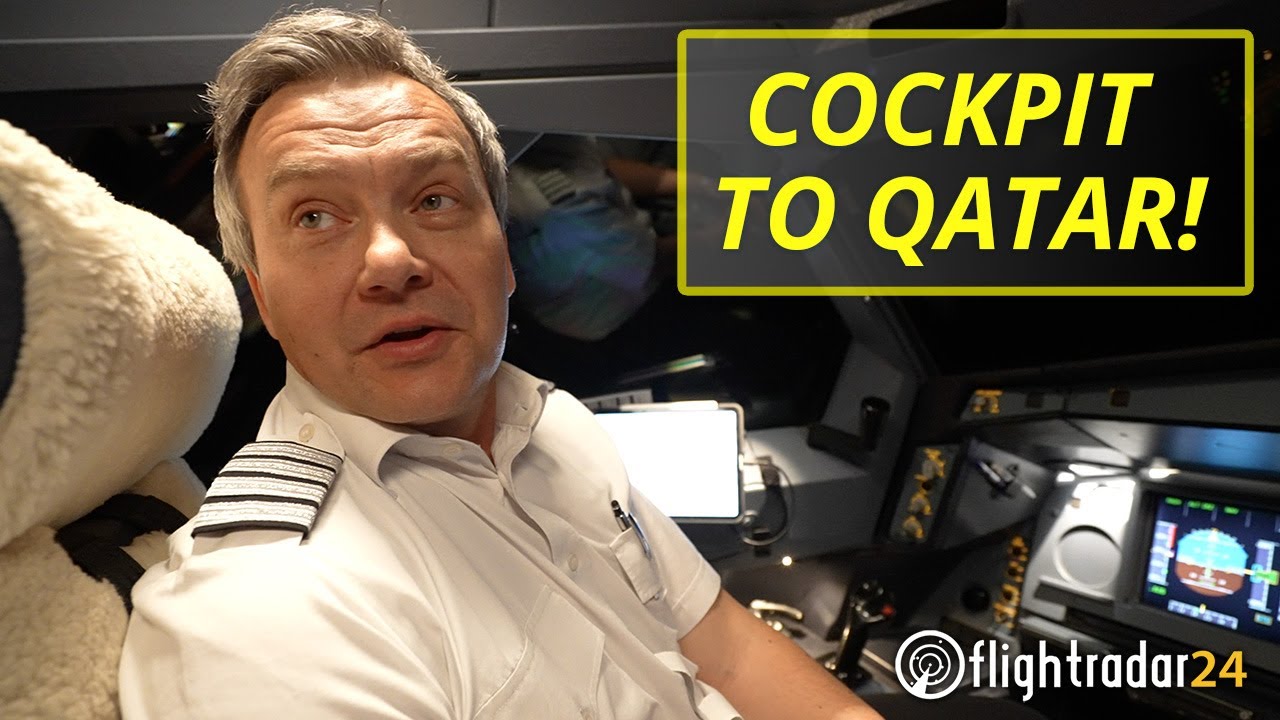 On the A330 flight deck to Doha with Finnair