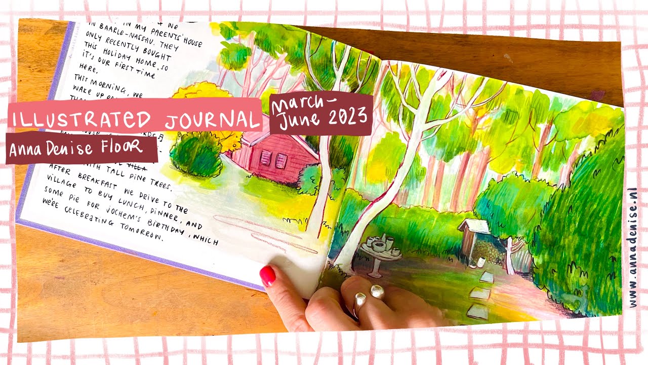 Sketchbook Tour: Illustrated Journal March-June 2023