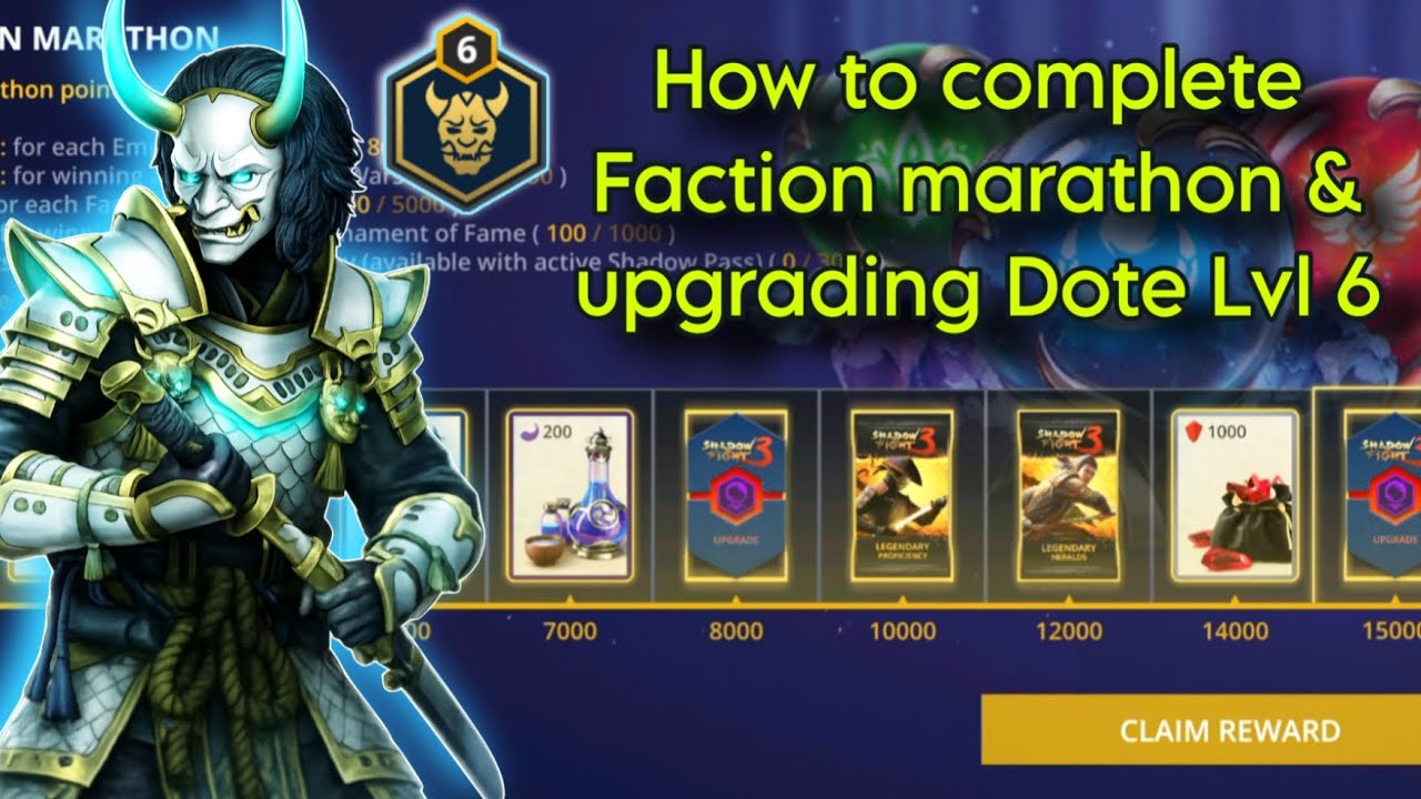 Complete Faction Marathon EASILY 🔥 Upgrade Dote to Max Level | SF3