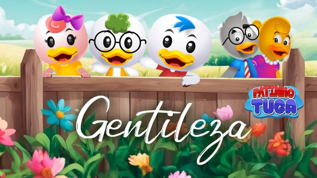 Patinho Tuga - Gentileza (Desenho Infantil)