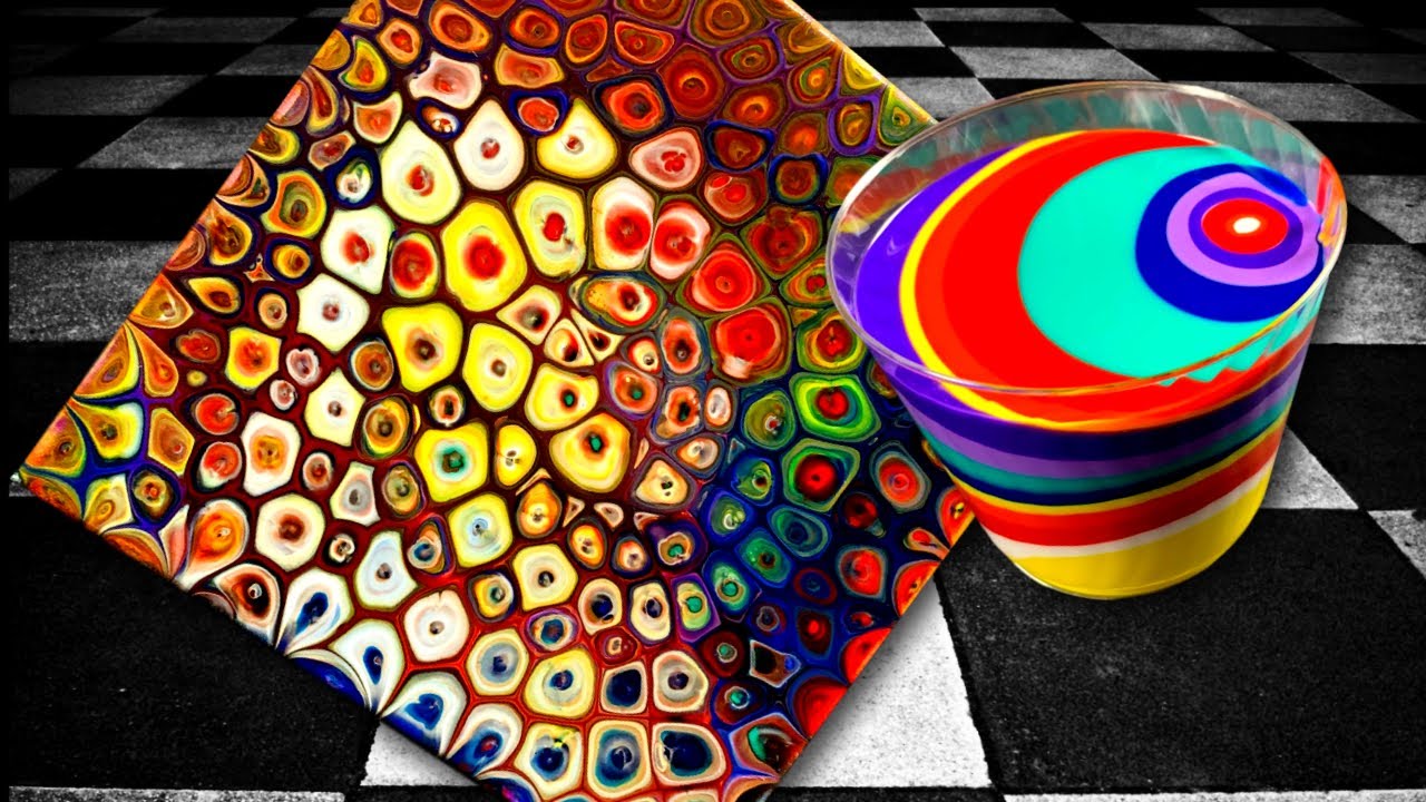 Chameleon Cell Flip Cup Pouring Crazy Results!