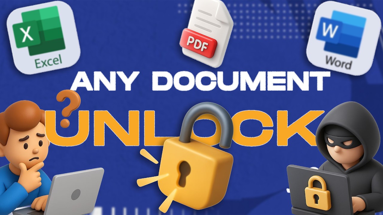 How To Unlock Password from ANY PDF File (FAST)