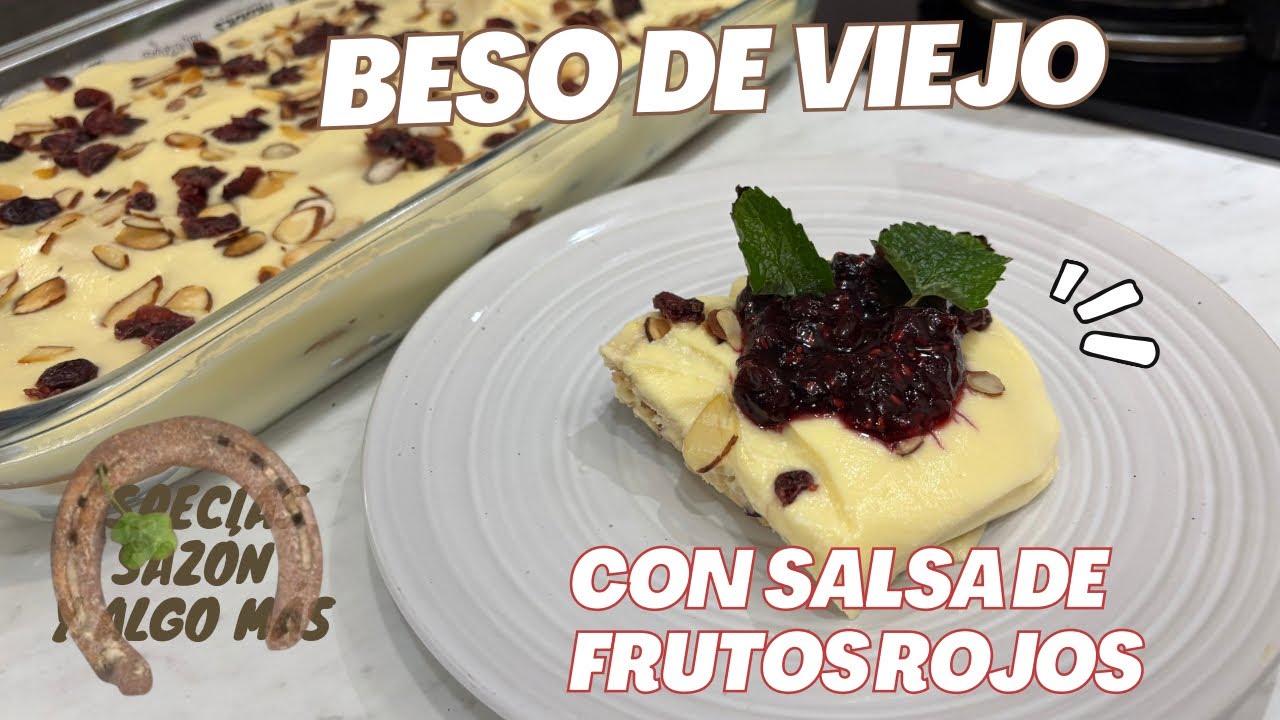 Delicioso postre: ‘beso de viejo’. #postre