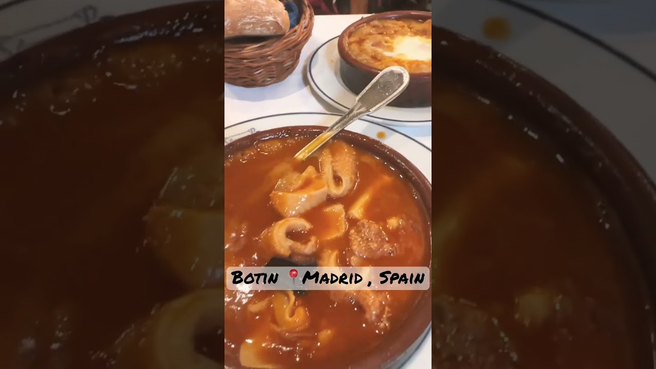 The oldest restaurant 🥘 in the world ! 📍Botin, Madrid 🇪🇸#foodie #travel #restaurant