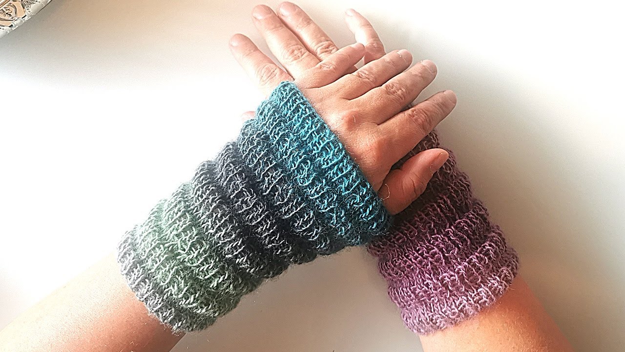 Armstulpen Zauberball stricken